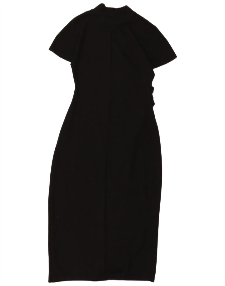 Zara Womens Maxi Dress UK 14 Large Black