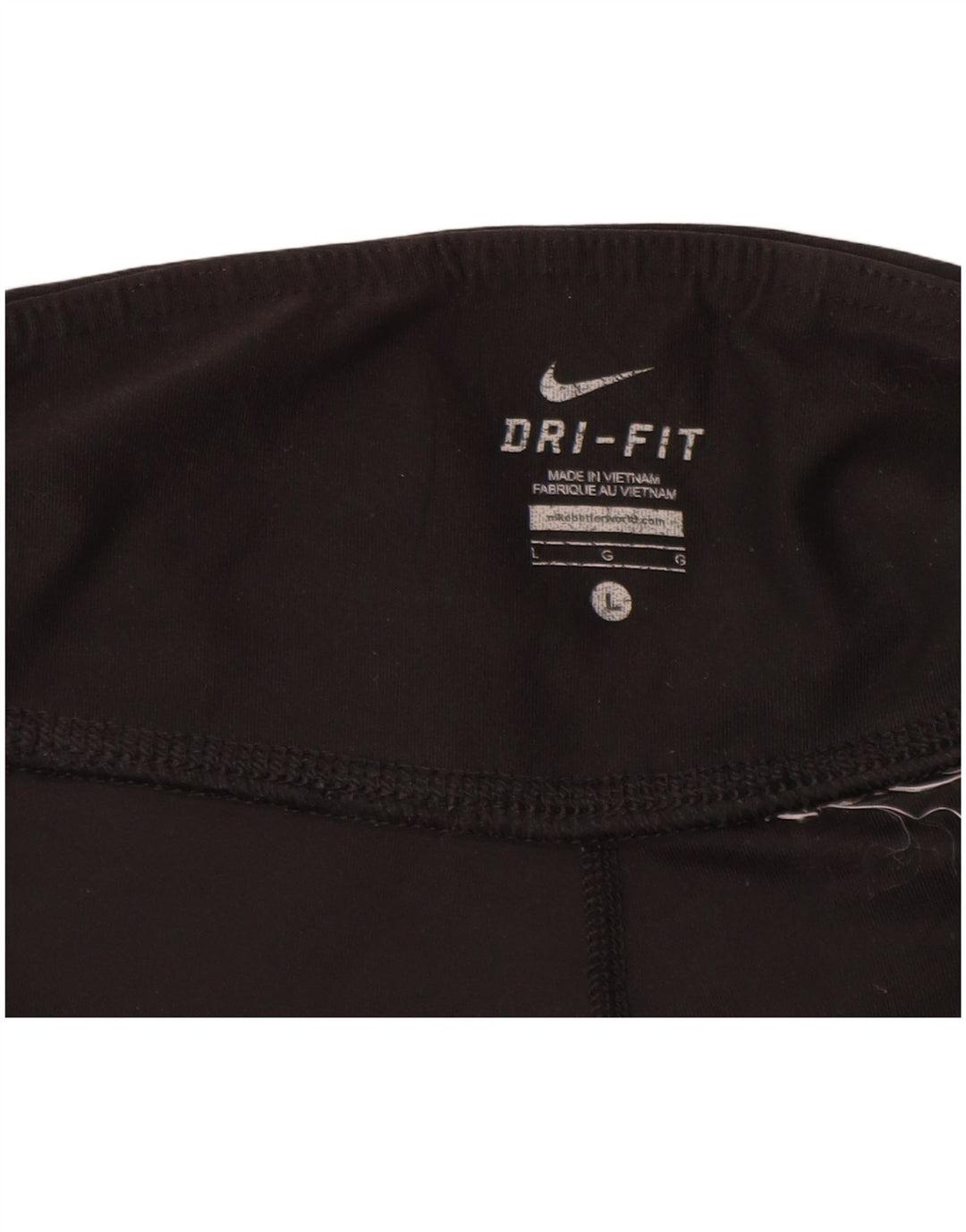 NIKE Womens Dri Fit Tracksuit Trousers UK 16 Large  Black