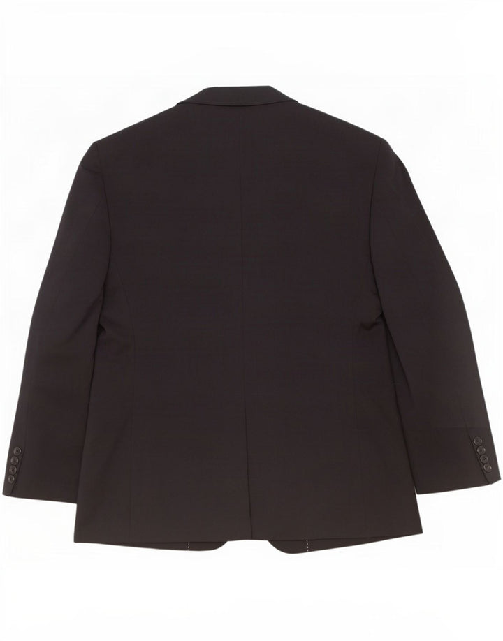 Marks & Spencer Mens Short 2 Button Blazer Jacket UK 42 Large Navy Blue
