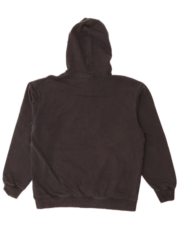 Adidas Mens Graphic Hoodie Jumper Medium Black Cotton