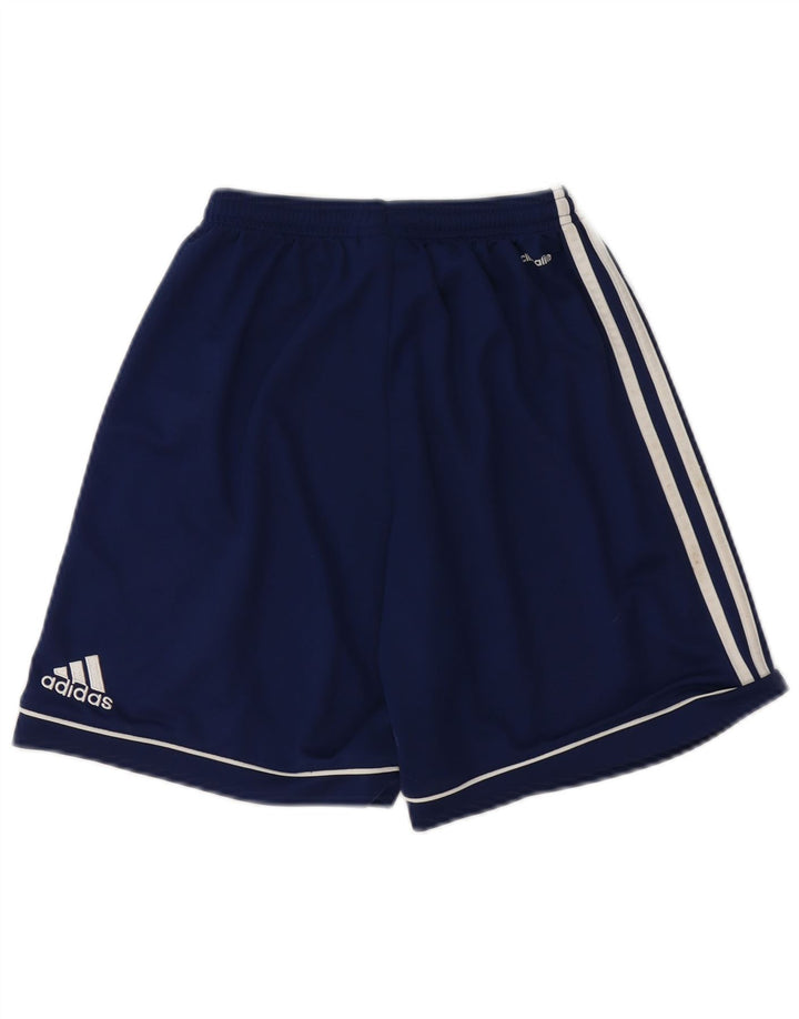 Adidas Mens Climalite Sport Shorts Small  Navy Blue Polyester