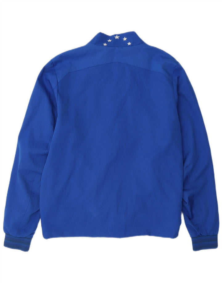 Umbro Mens Rangers Graphic Tracksuit Top Jacket Medium Blue Polyester