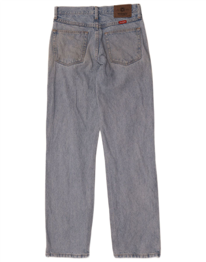 Wrangler Womens Straight Jeans W30 L32 Blue Cotton