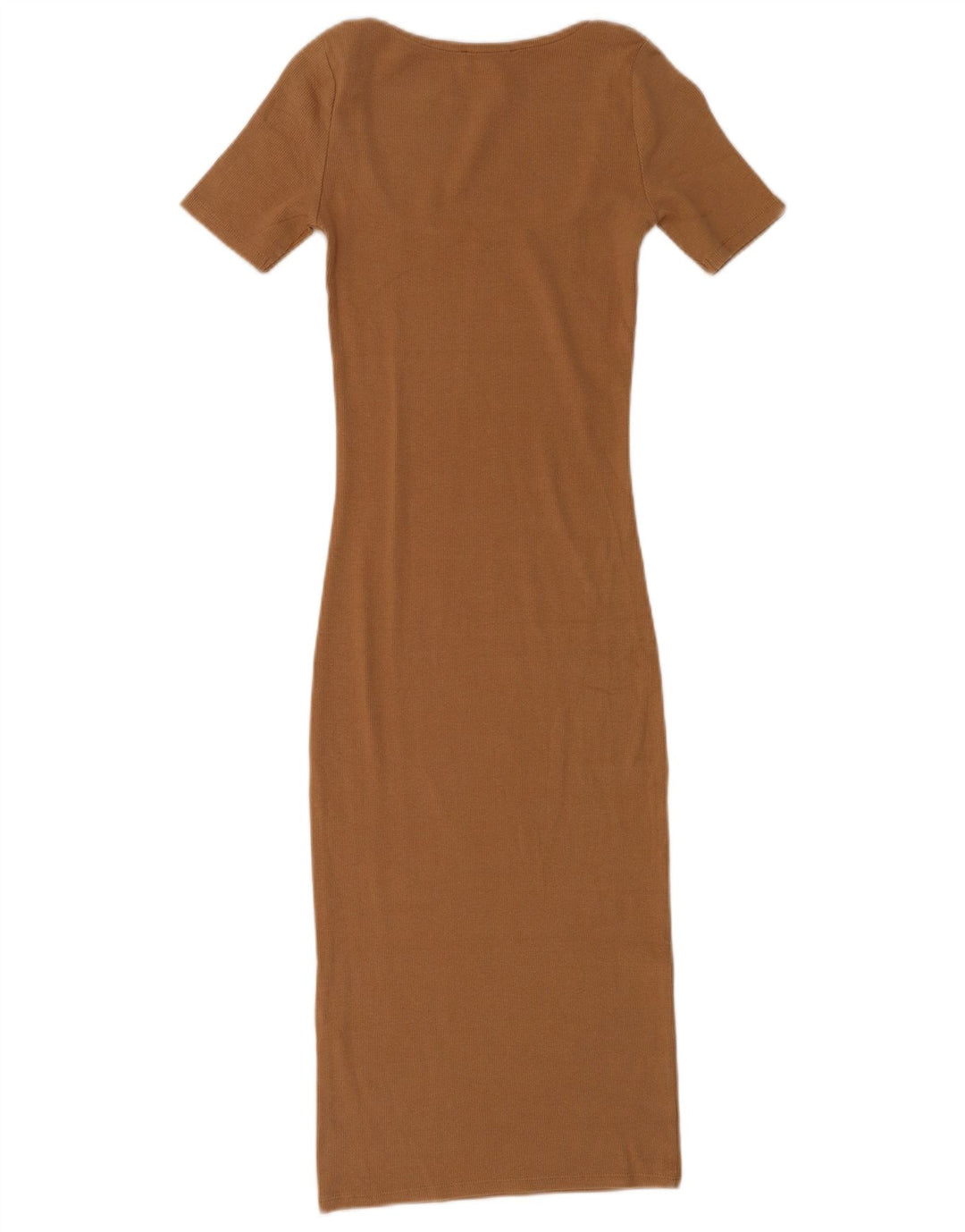 Zara Womens Bodycon Dress UK 8 Small Brown