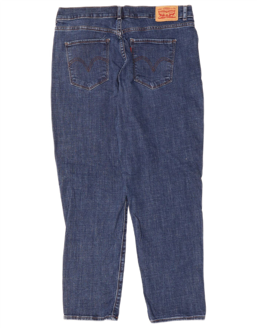 LEVI'S Womens Classic Capri Jeans W29 L26 Blue Cotton