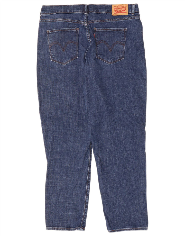 LEVI'S Womens Classic Capri Jeans W29 L26 Blue Cotton