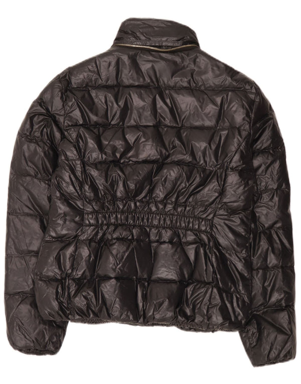 Zara Womens Padded Jacket UK 14 Large Black