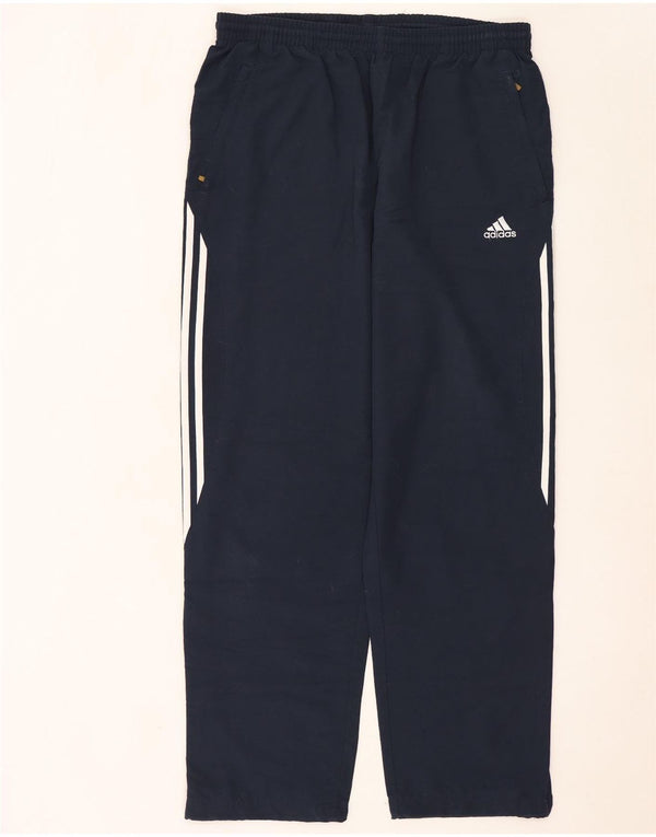 Adidas Mens Full Tracksuit UK 40/42 Medium  Navy Blue Colourblock Polyester