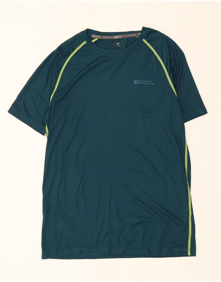 MOUNTAIN WAREHOUSE Mens T-Shirt Top Small Green Vintage Mountain Warehouse and Second-Hand Mountain Warehouse from Messina Hembry 