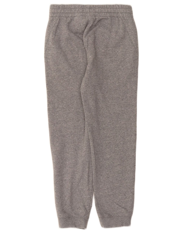 NIKE Boys Tracksuit Trousers Joggers 10-11 Years Medium Grey Cotton