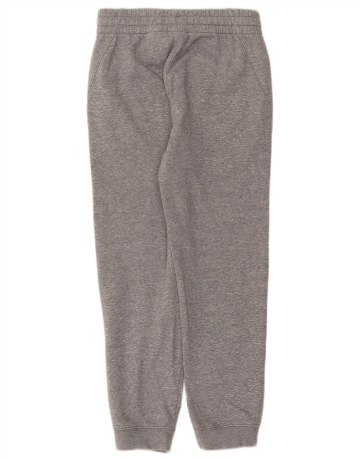 NIKE Boys Tracksuit Trousers Joggers 10-11 Years Medium Grey Cotton