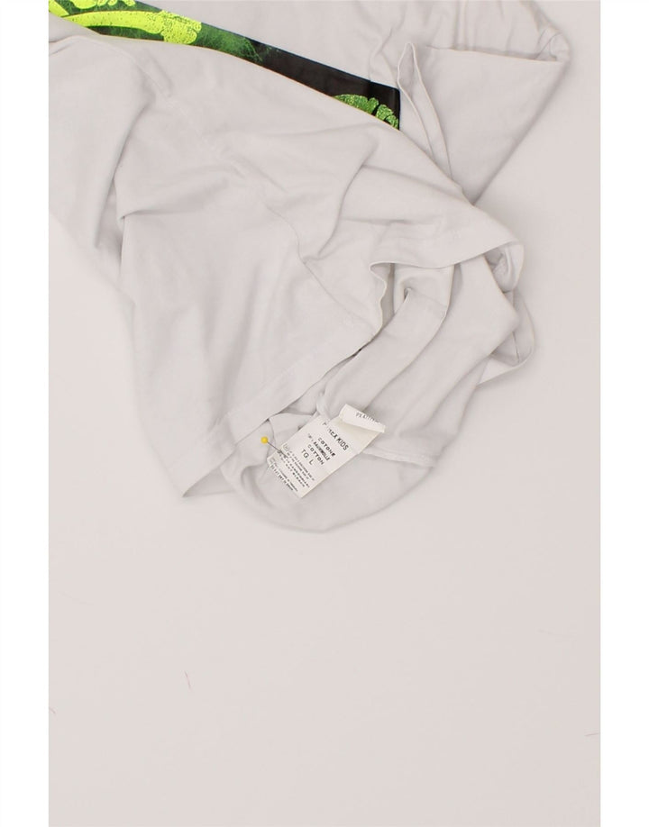 PYREX Boys Graphic T-Shirt Top 10-11 Years Large White Cotton Vintage Pyrex and Second-Hand Pyrex from Messina Hembry 
