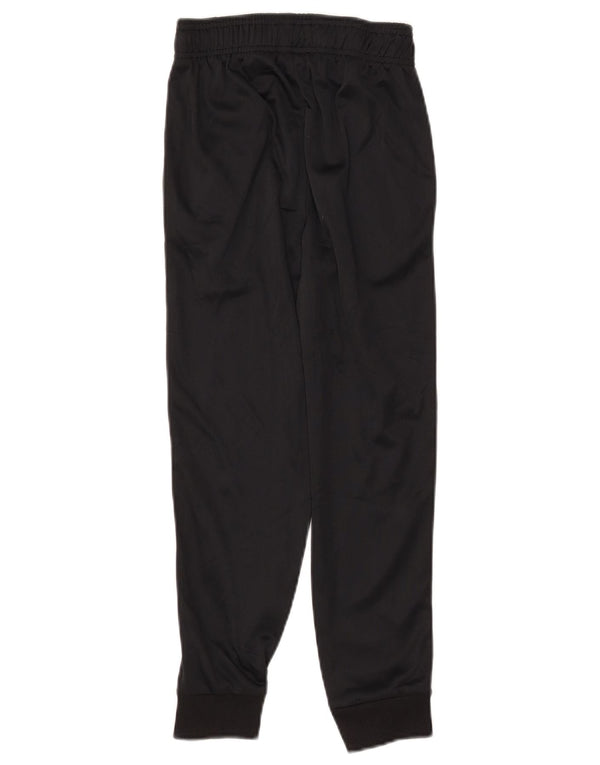 PUMA Boys Tracksuit Trousers Joggers 7-8 Years Small Black Polyester