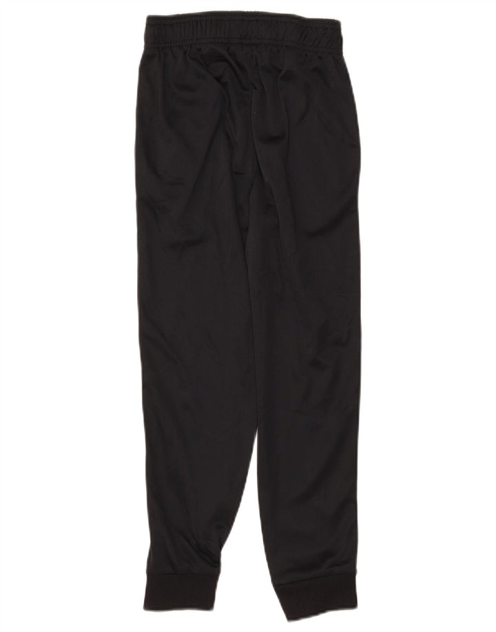PUMA Boys Tracksuit Trousers Joggers 7-8 Years Small Black Polyester