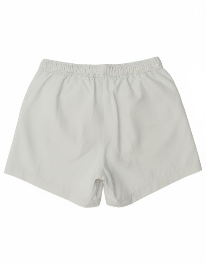 CHAMPION Mens Graphic Sport Shorts Large  White Colourblock Polyester