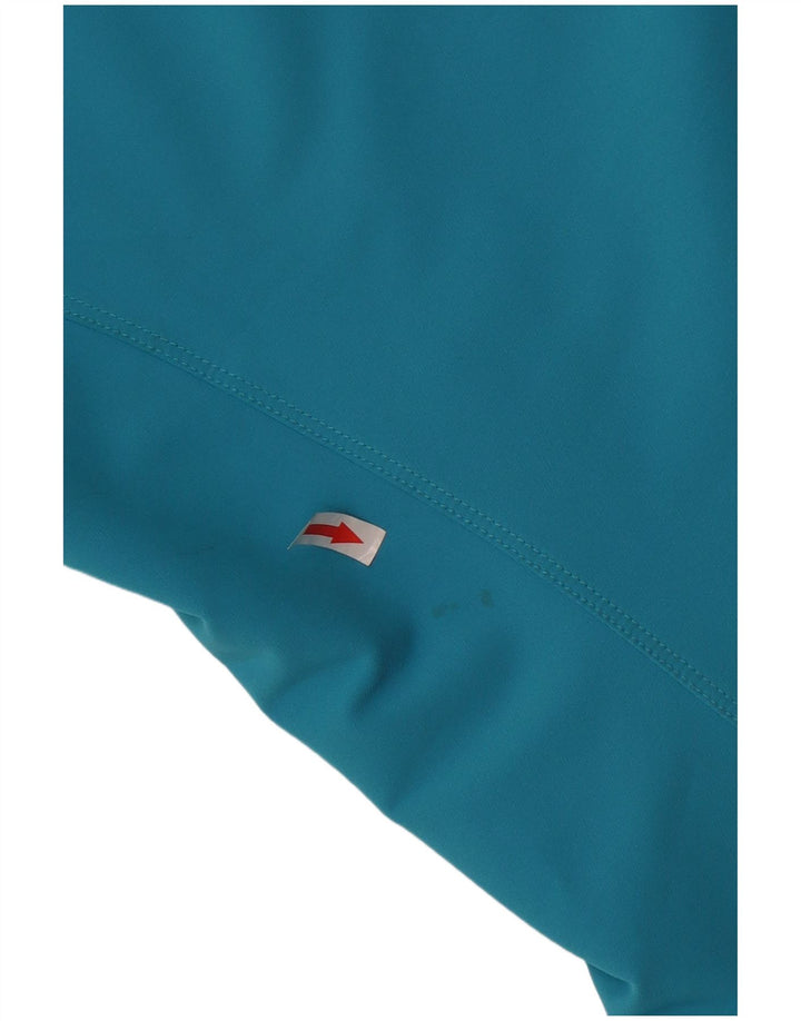 Patagonia Womens Hooded Windbreaker Jacket UK 14 Medium Turquoise Polyester