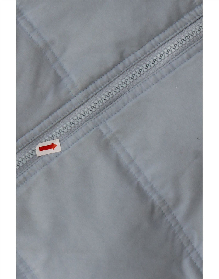 MUSTO Womens Padded Jacket UK 14 Large Blue Nylon