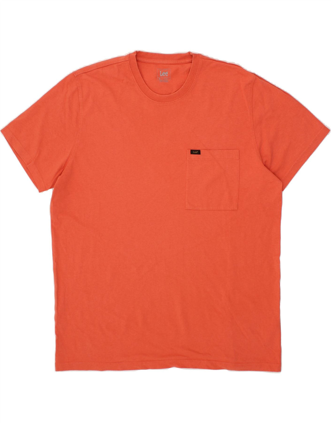 LEE Mens Regular Fit T-Shirt Top XL Red Cotton Vintage Lee and Second-Hand Lee from Messina Hembry 