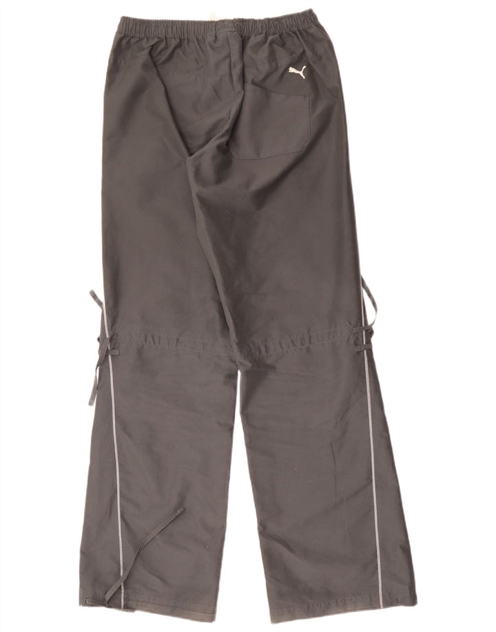 Puma Womens Tracksuit Trousers UK 10 Small Grey Polyester