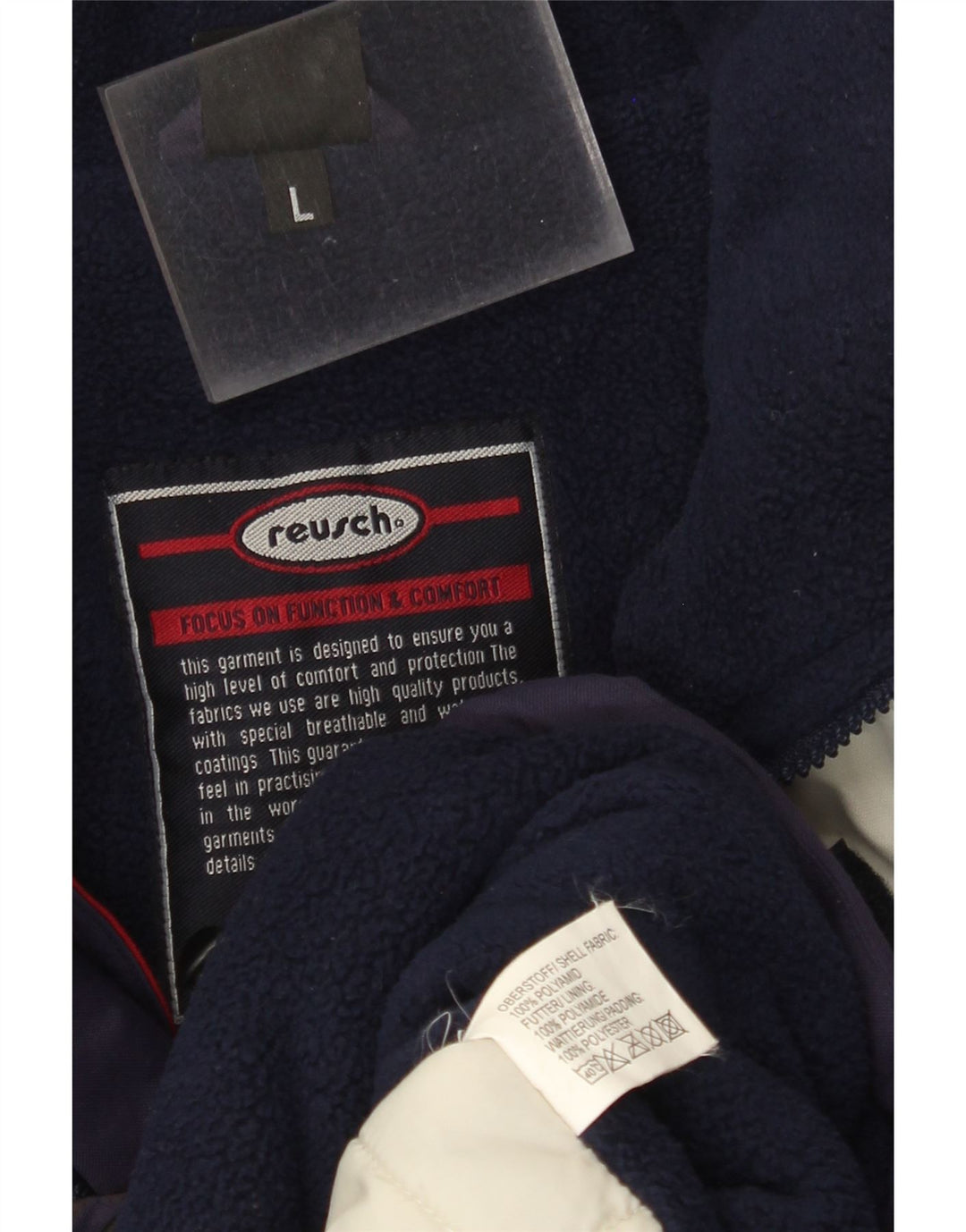 Reusch Mens Windbreaker Jacket UK 40 Large Navy Blue Polyamide