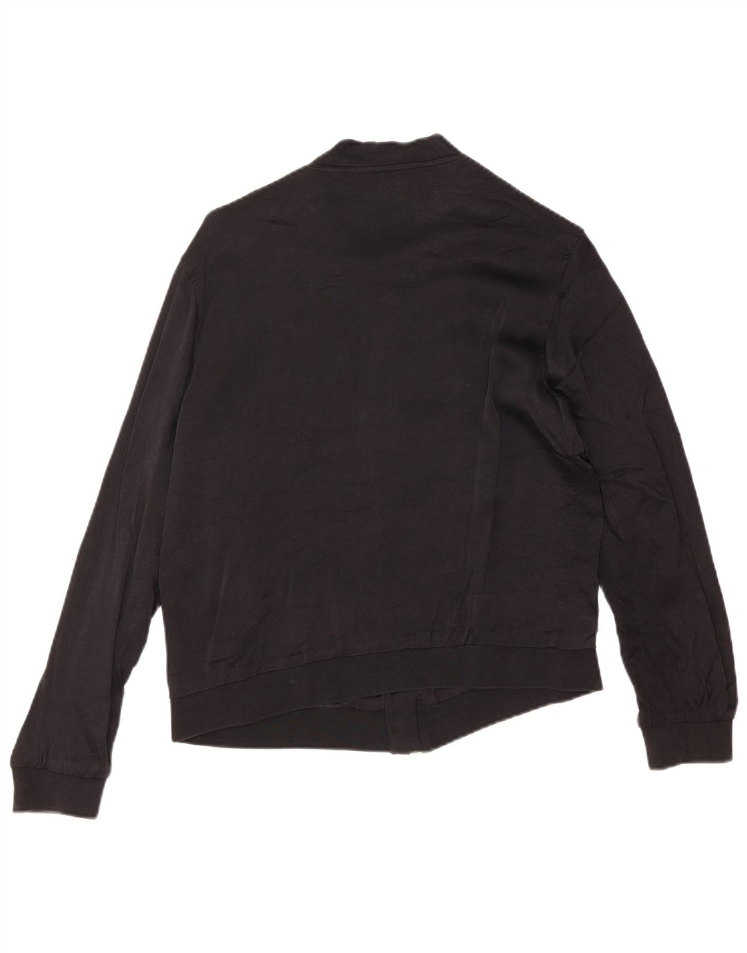 Zara Womens Graphic Tracksuit Top Jacket UK 10 Small Black Floral