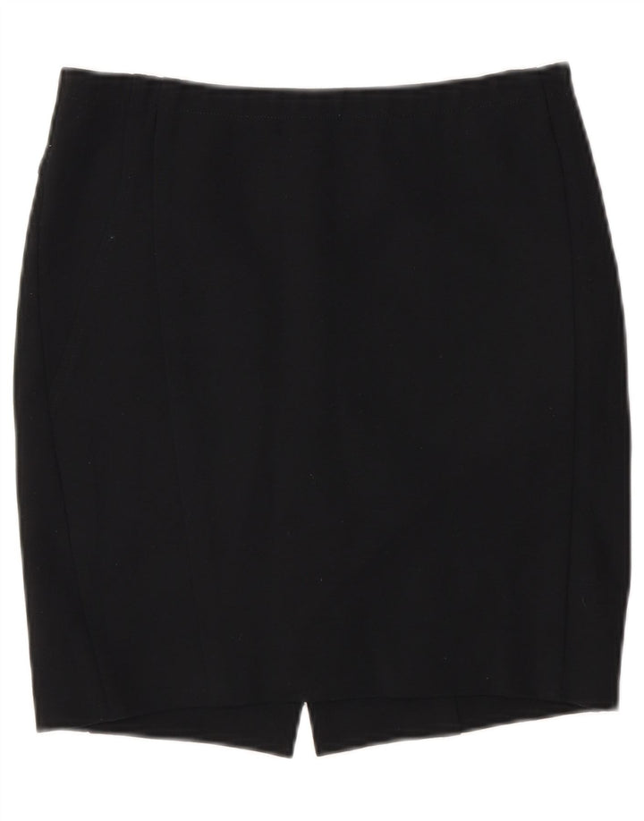 Liu Jo Womens Pencil Skirt IT 40 Small W26  Black Viscose
