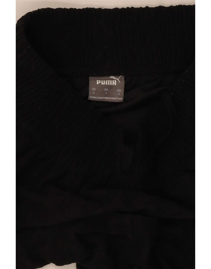 Puma Womens Sport Shorts UK 10 Small Black Polyester