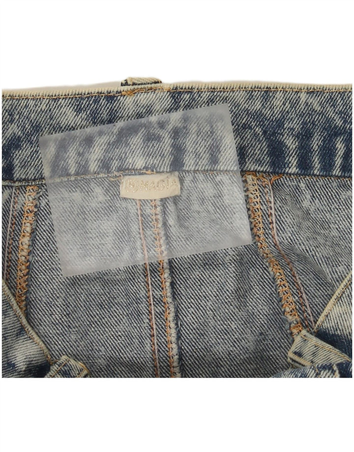 Magia Womens Denim Skirt Medium W28 Blue