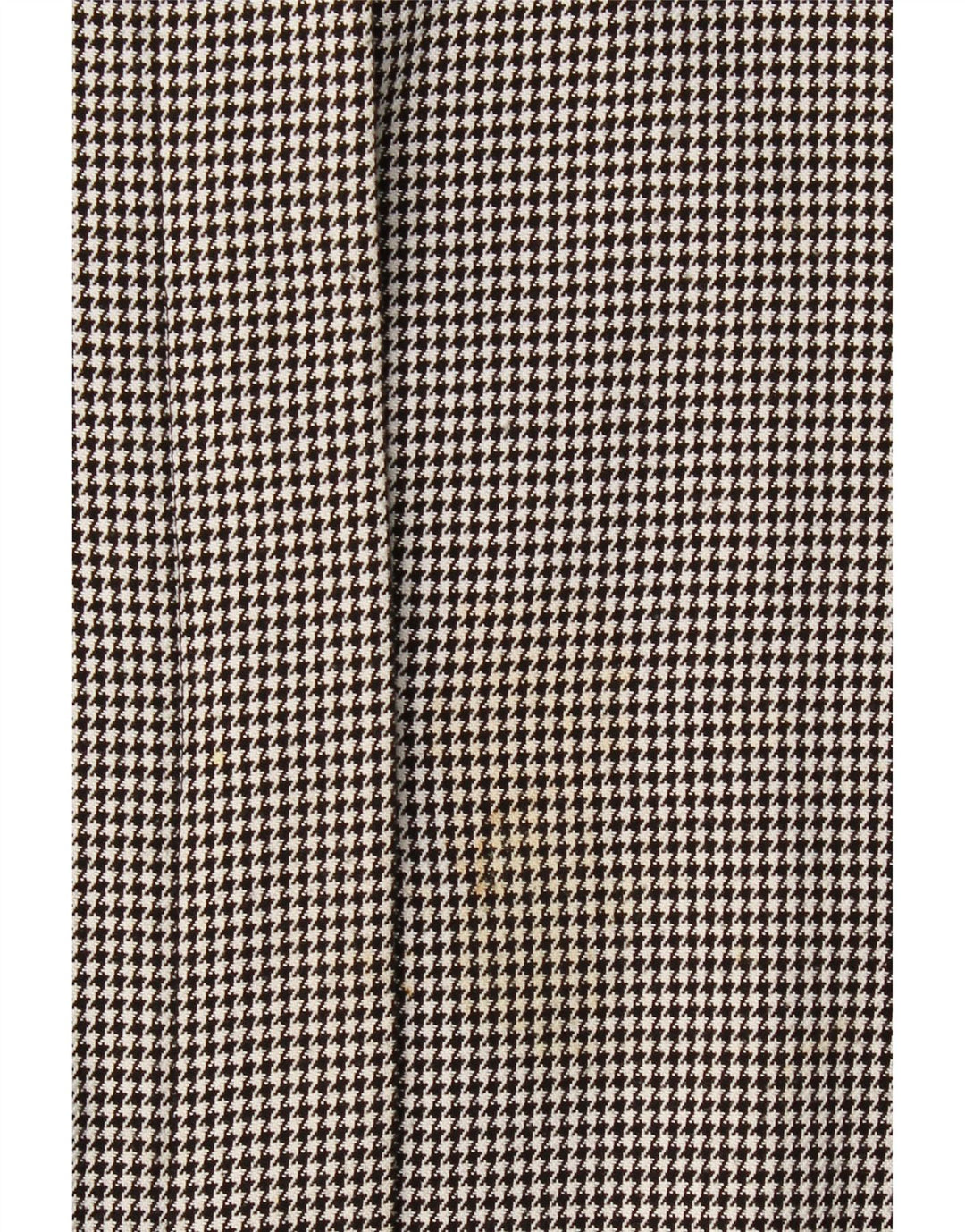 Vintage Womens Bomber Jacket UK 20 2XL Black Houndstooth Polyester