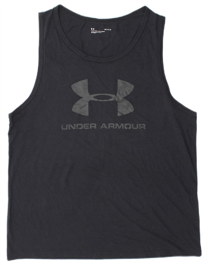 Under Armour Mens Graphic Vest Top Large Black