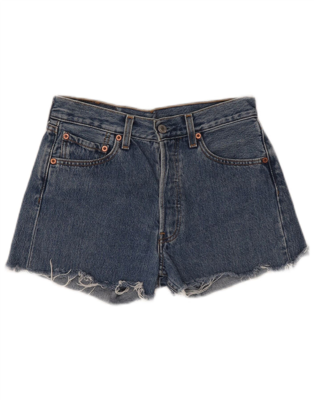LEVI'S Womens 501 Denim Shorts W28 Medium  Blue