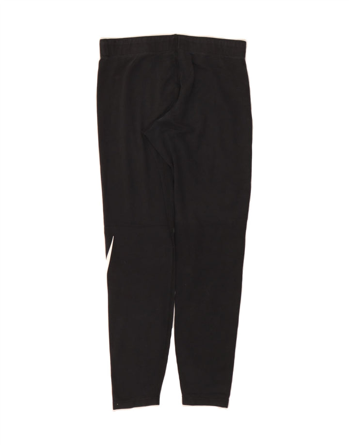NIKE Womens Graphic Leggings UK 12 Medium  Black Cotton Vintage Nike and Second-Hand Nike from Messina Hembry 