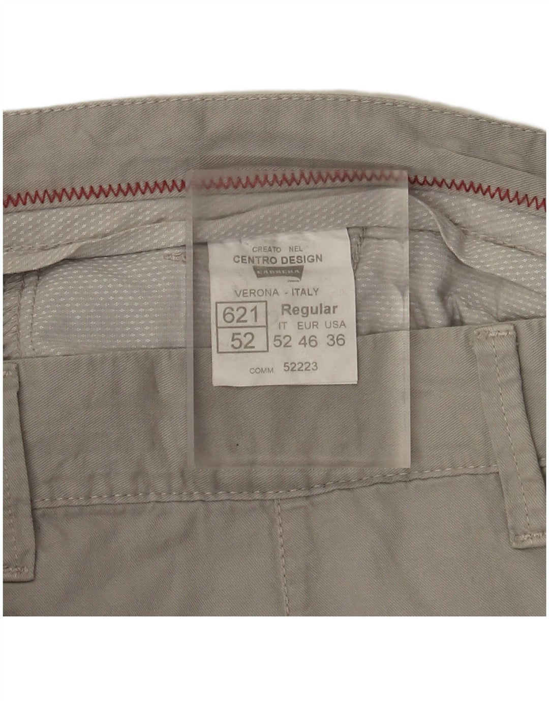 CARRERA Mens Chino Shorts W36 Large Grey Cotton