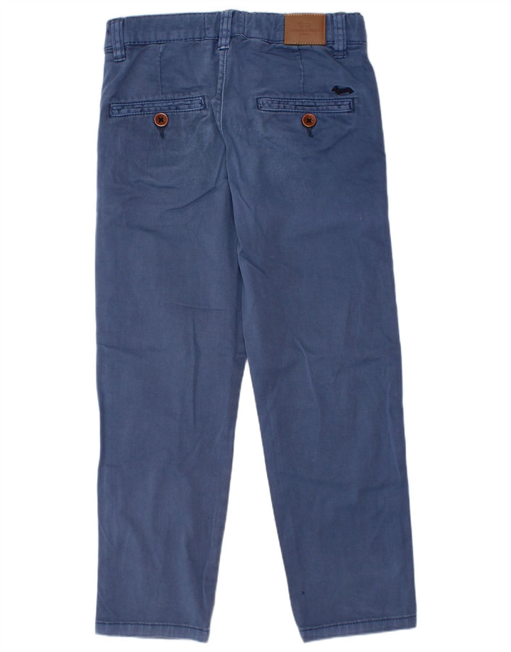 HARMONT & BLAINE Boys Straight Chino Trousers 5-6 Years W22 L20 Blue