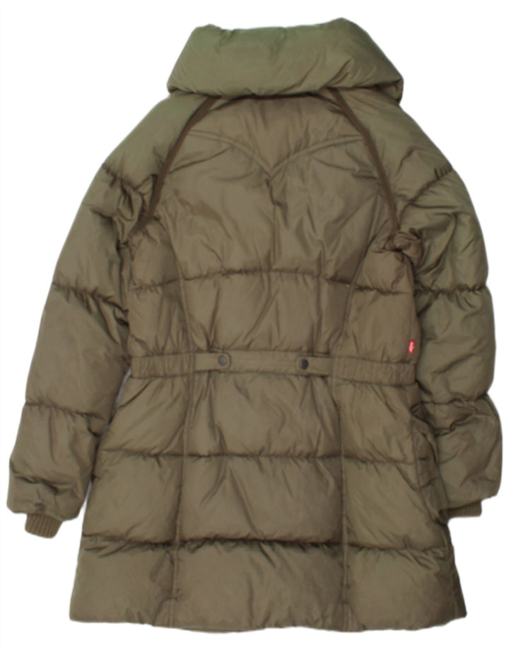 Levi's Womens Padded Coat UK 16 Large Green Nylon