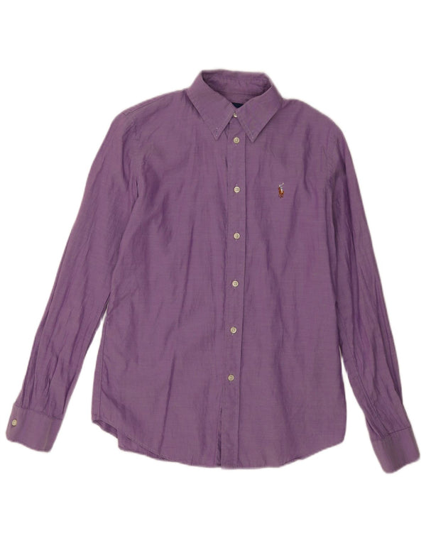Ralph Lauren Mens Custom Fit Shirt US 6 Medium Purple Cotton