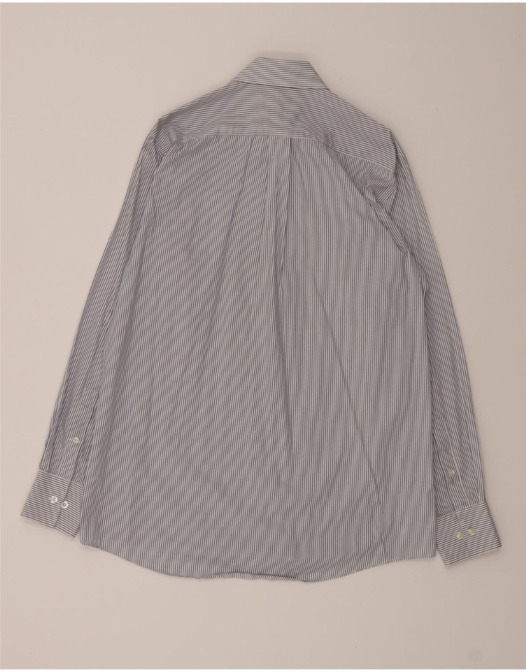 MICHAEL KORS Mens Shirt Size 15 1/2 Medium  Blue Striped Cotton Vintage Michael Kors and Second-Hand Michael Kors from Messina Hembry 