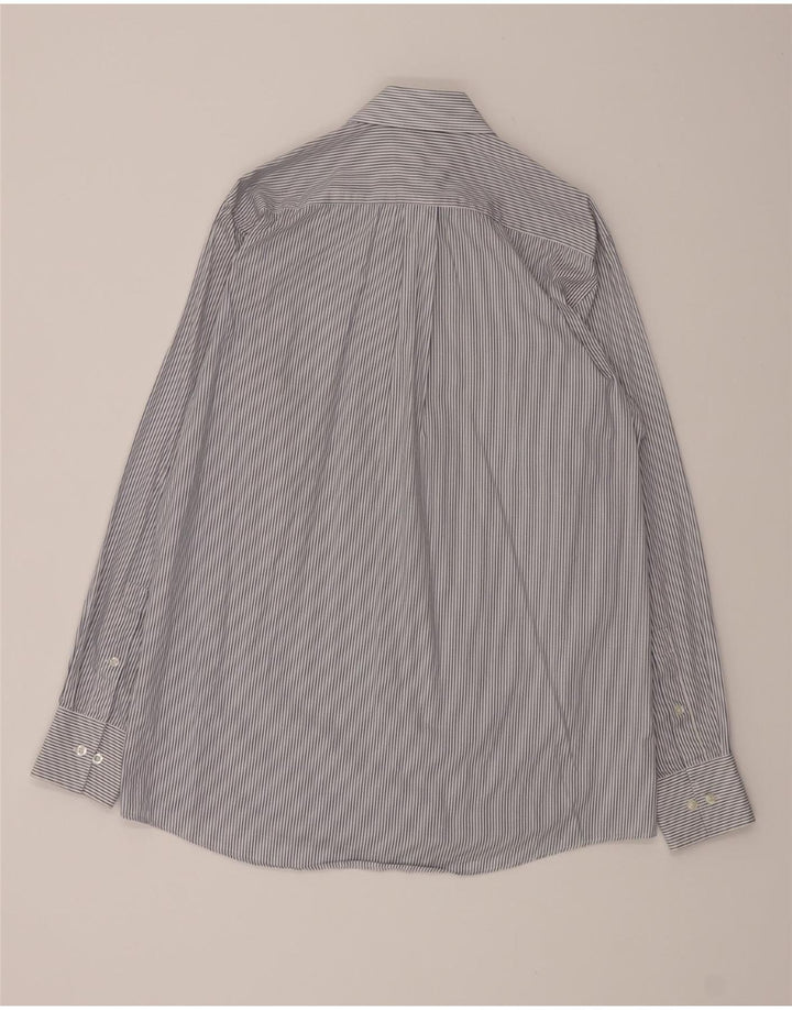 MICHAEL KORS Mens Shirt Size 15 1/2 Medium  Blue Striped Cotton Vintage Michael Kors and Second-Hand Michael Kors from Messina Hembry 
