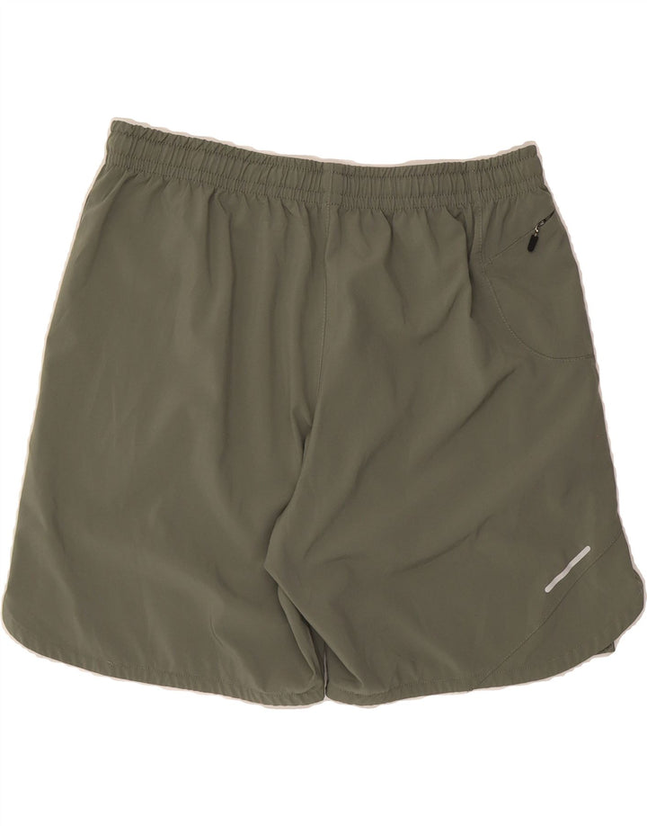 MANGUUN Mens Sport Shorts XL  Khaki Colourblock Polyester Vintage Manguun and Second-Hand Manguun from Messina Hembry 