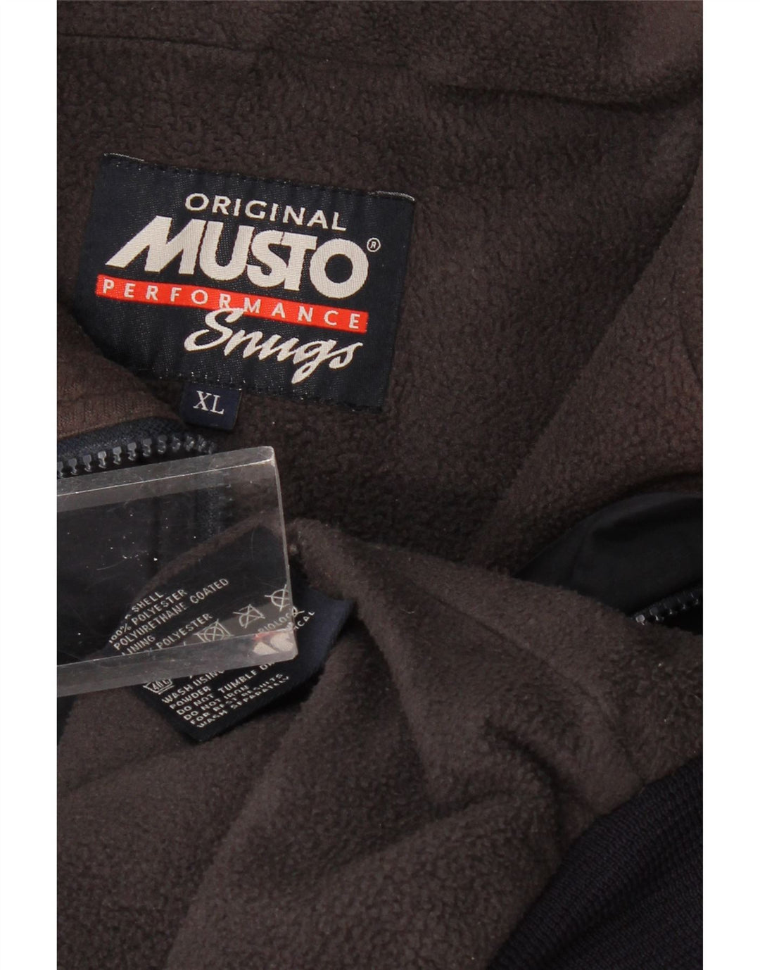 Musto Mens Bomber Jacket UK 42 XL Navy Blue Polyester