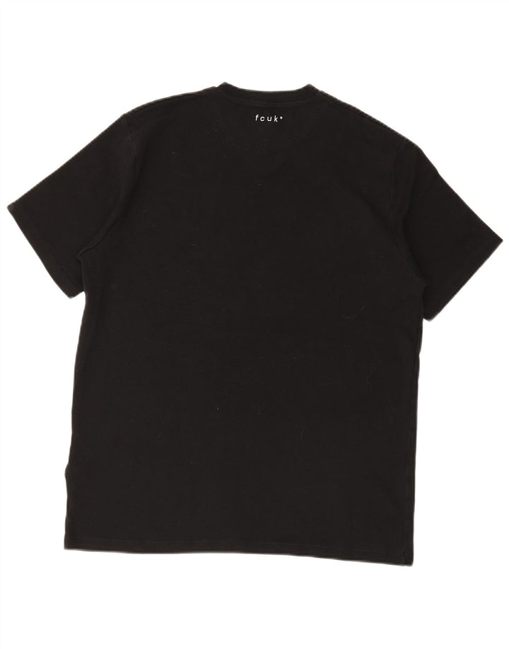 FRENCH CONNECTION Mens T-Shirt Top XL Black