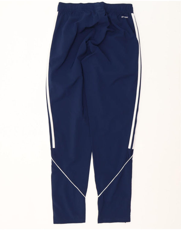 Adidas Womens Aeroready Tracksuit Trousers UK 10 Small Navy Blue