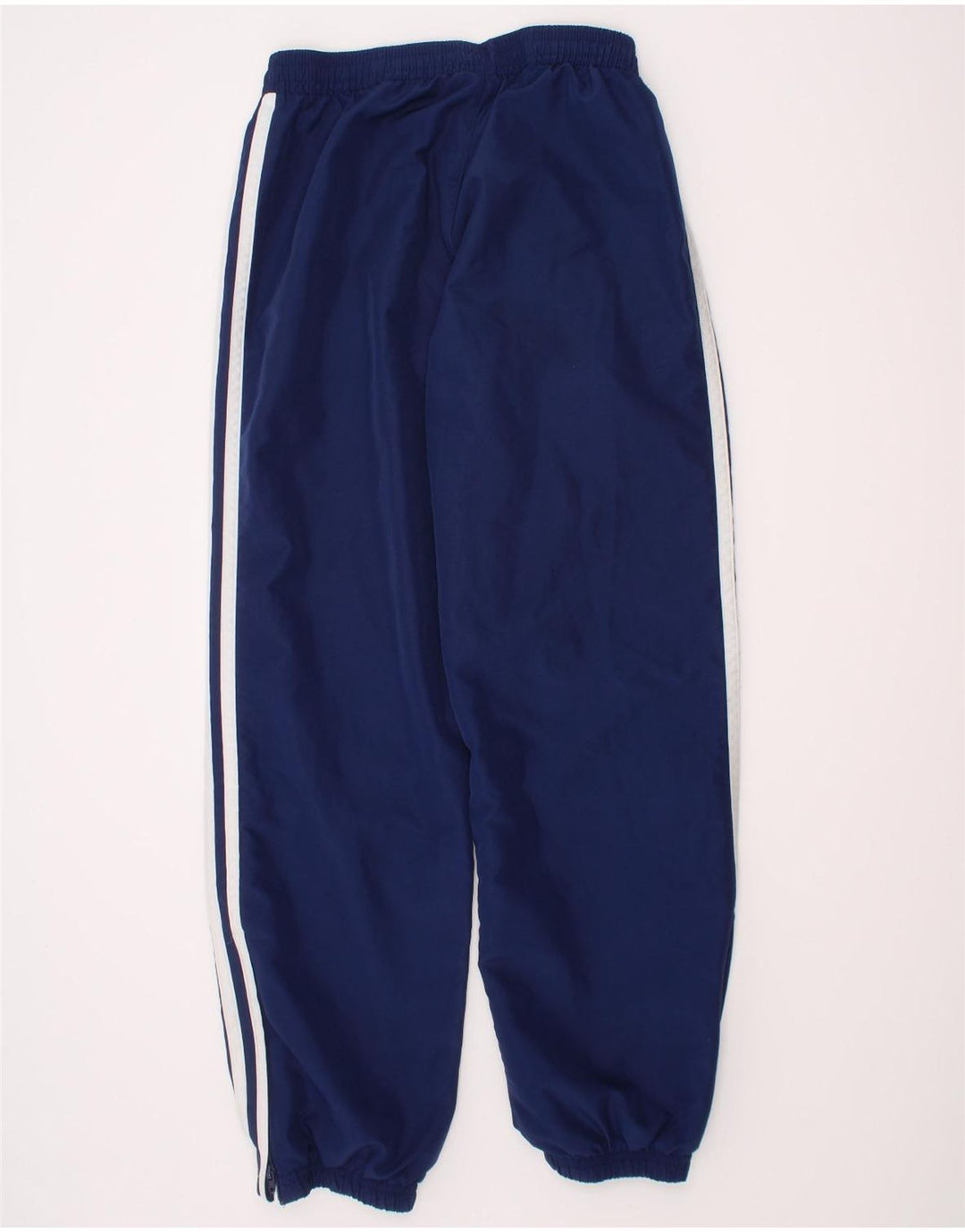 ADIDAS Boys Tracksuit Trousers Joggers 9-10 Years Medium Navy Blue