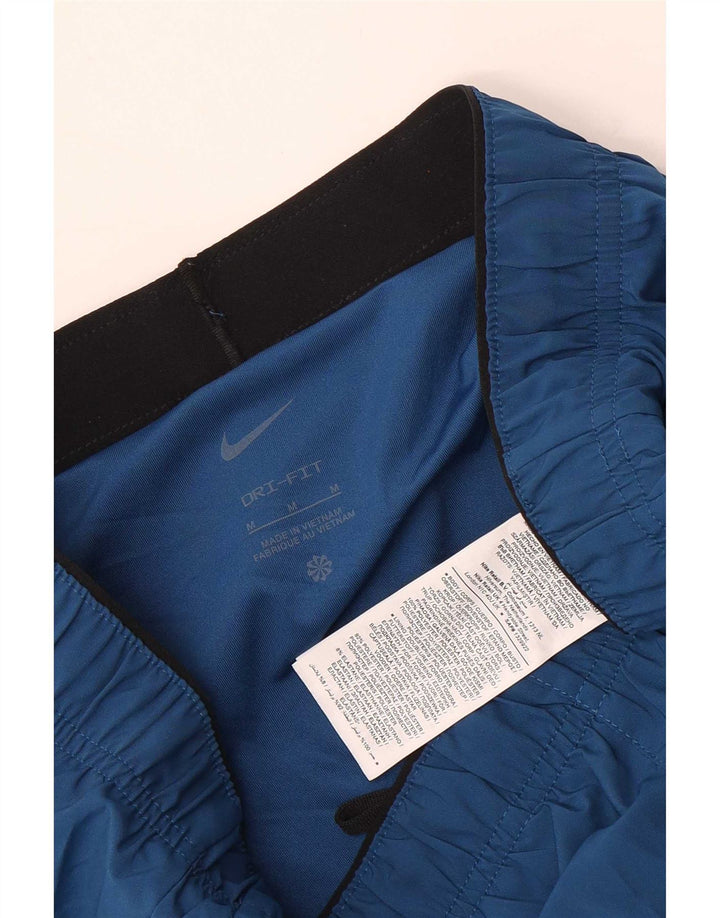 Nike Mens Dri Fit Graphic Sport Shorts Medium Navy Blue Polyester