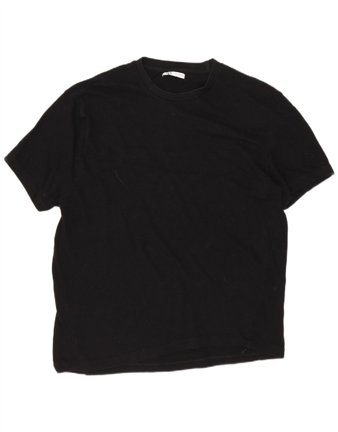 ZARA Mens T-Shirt Top XL Black
