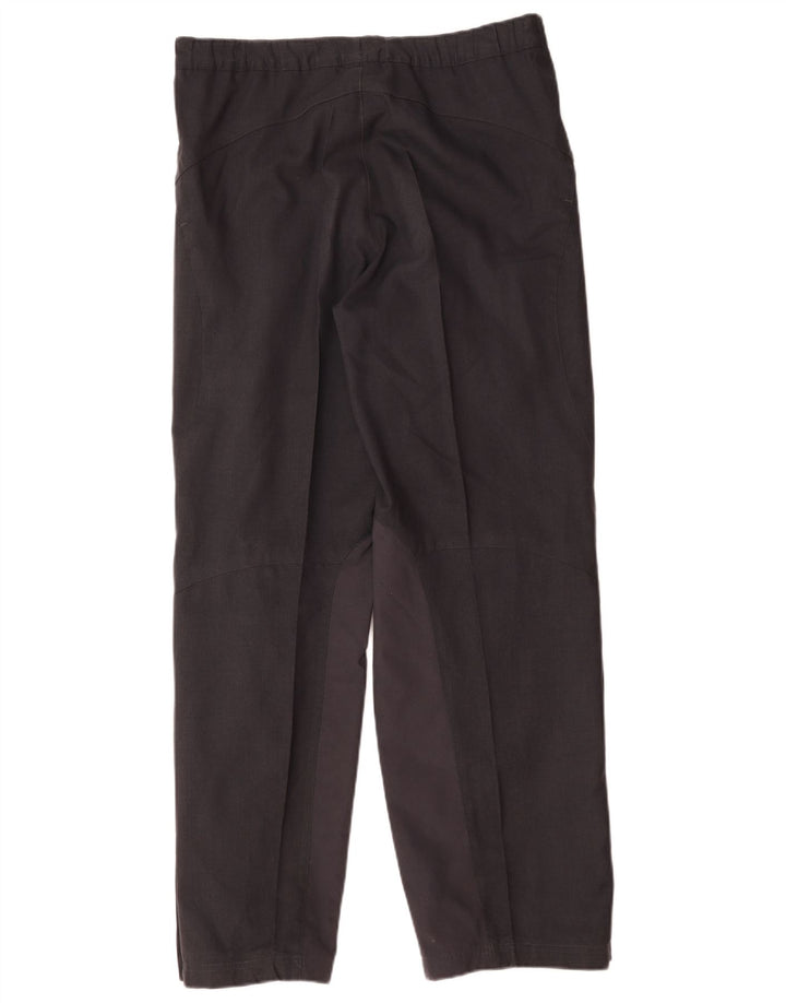 Adidas Mens Riding Waterproof Trousers W34 L33 Grey Polyamide