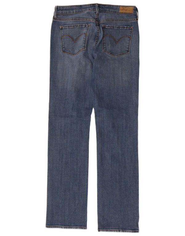Levi's Womens Slightly Curvy Straight Jeans US 6 Medium W28 L30 Blue Cotton