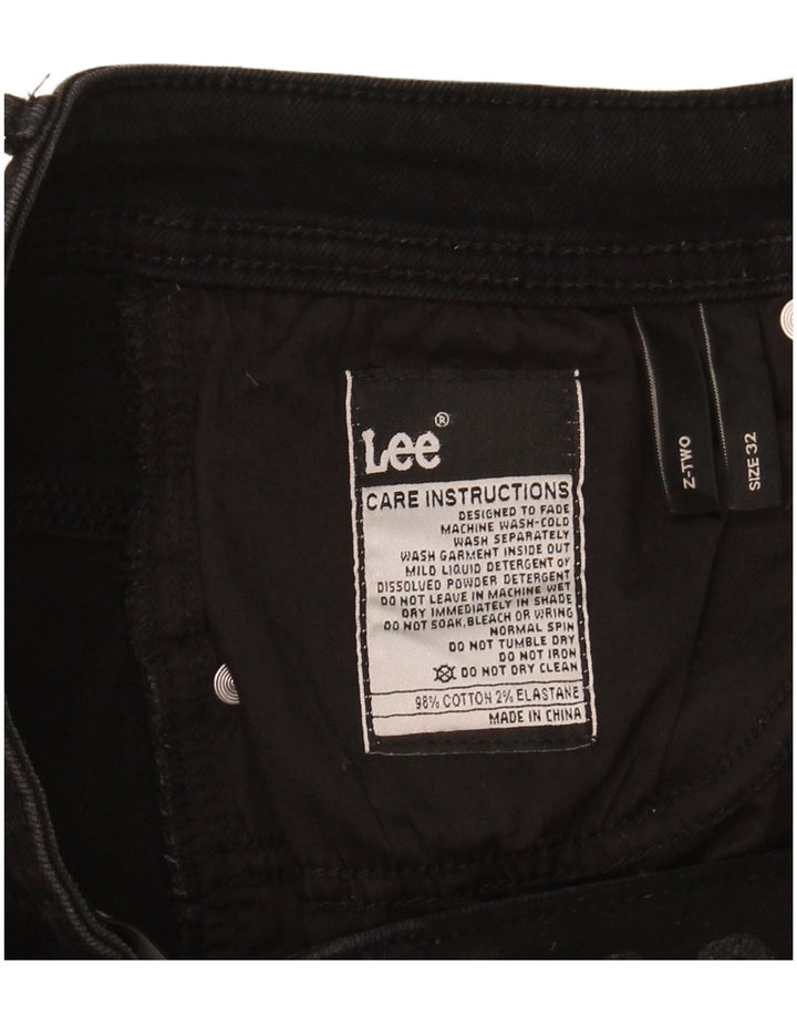 LEE Mens Z-Two Slim Jeans W32 L31 Black Cotton