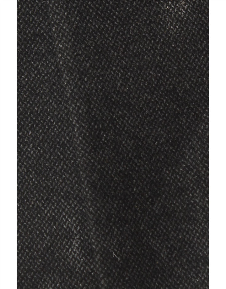 Marks & Spencer Mens Regular Fit Overcoat UK 40 Large Black Wool