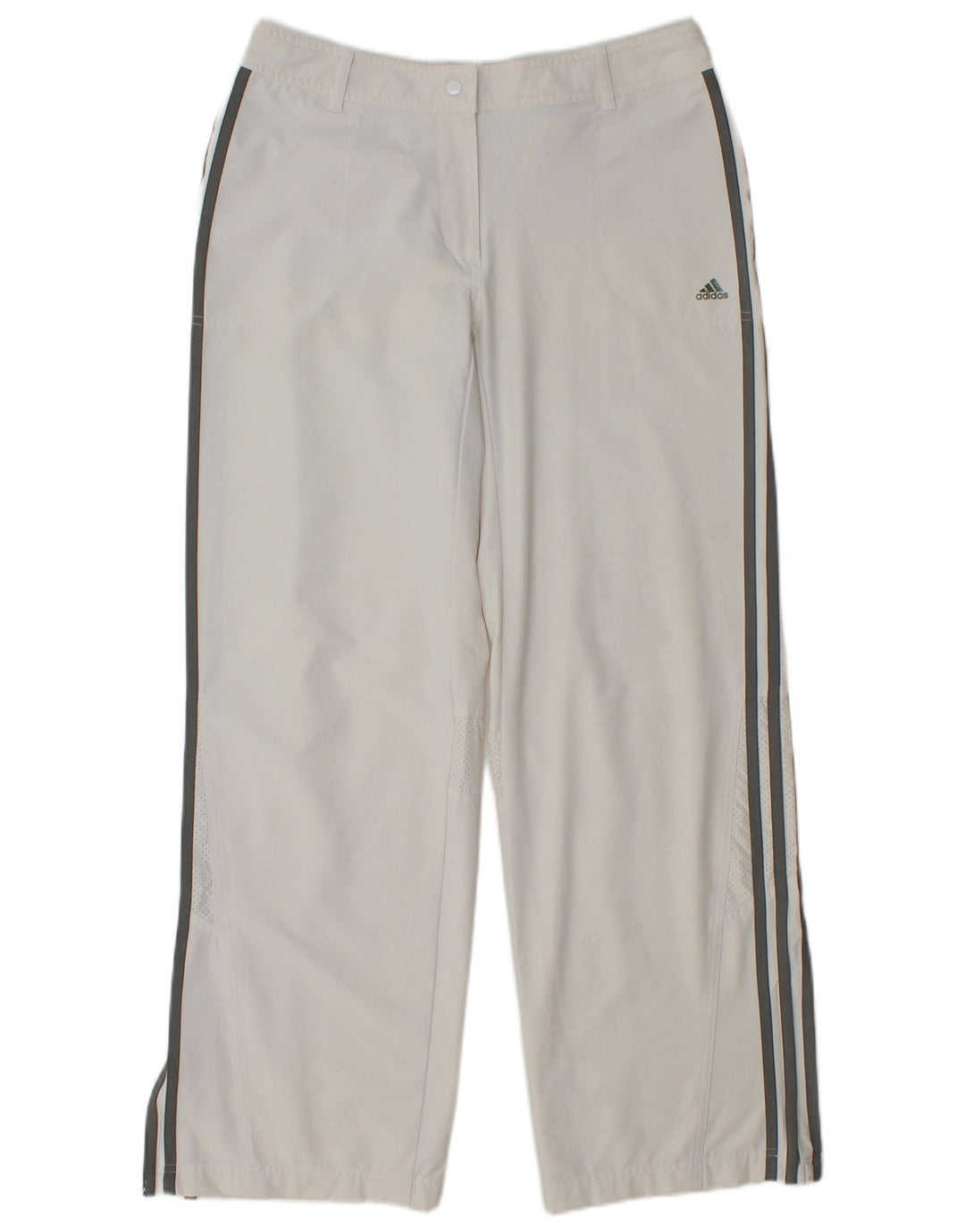 ADIDAS Womens Clima 365 Tracksuit Trousers UK 12 Medium White Nylon